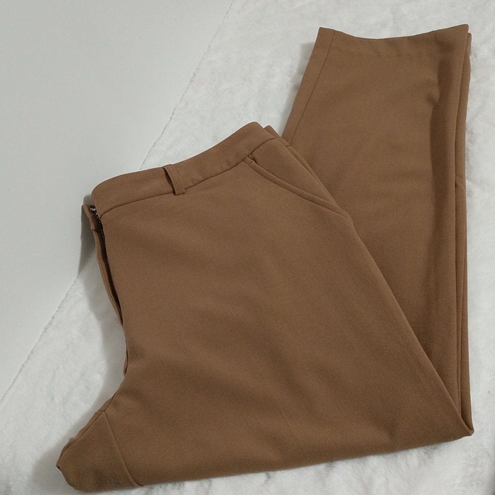 Classy Tan Ankle Pants size 12